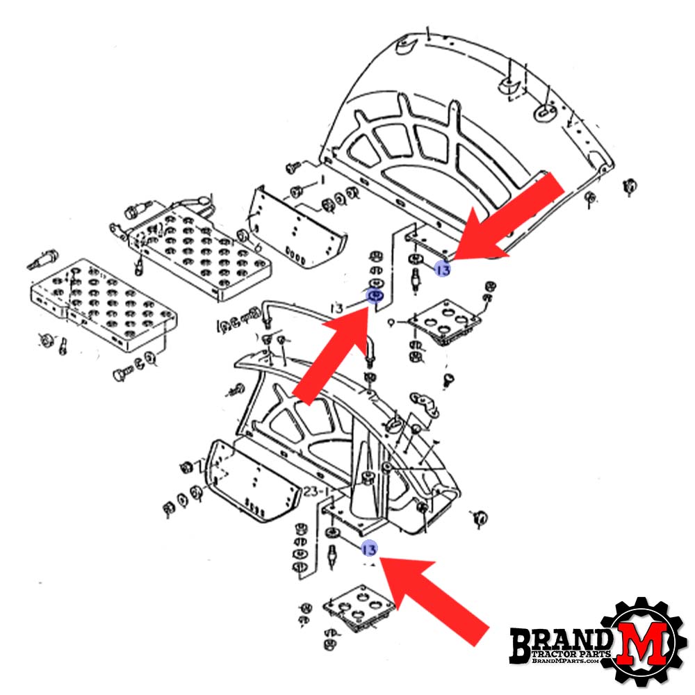 Rubber Fender Mount Cushion (each)