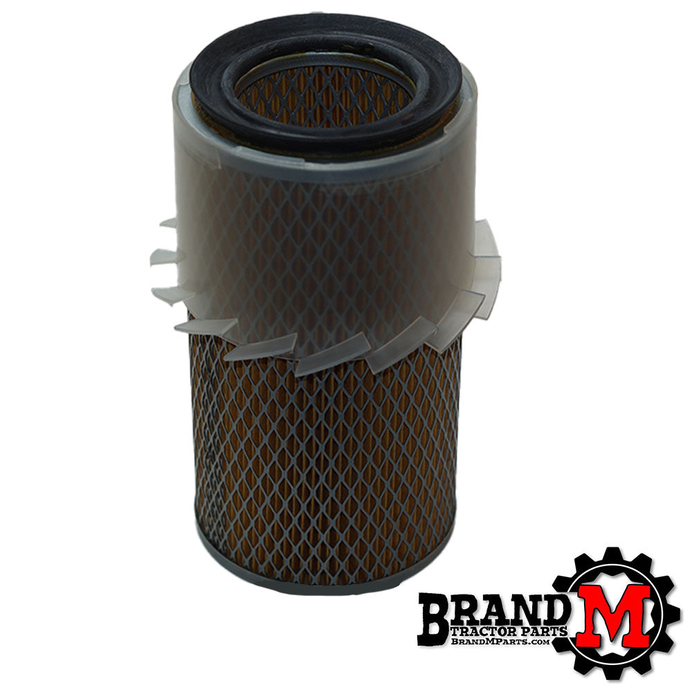 Air Filter With Fins