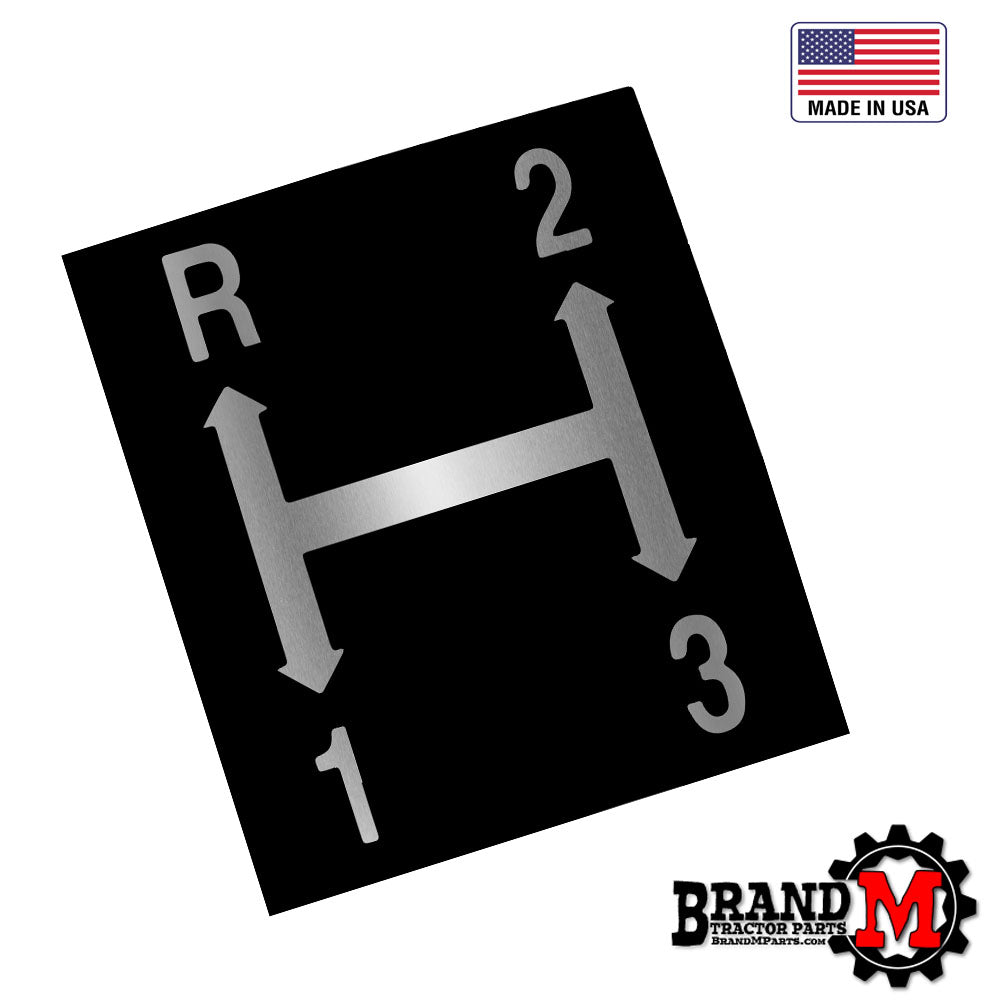 Transmission Shift Decal 123R