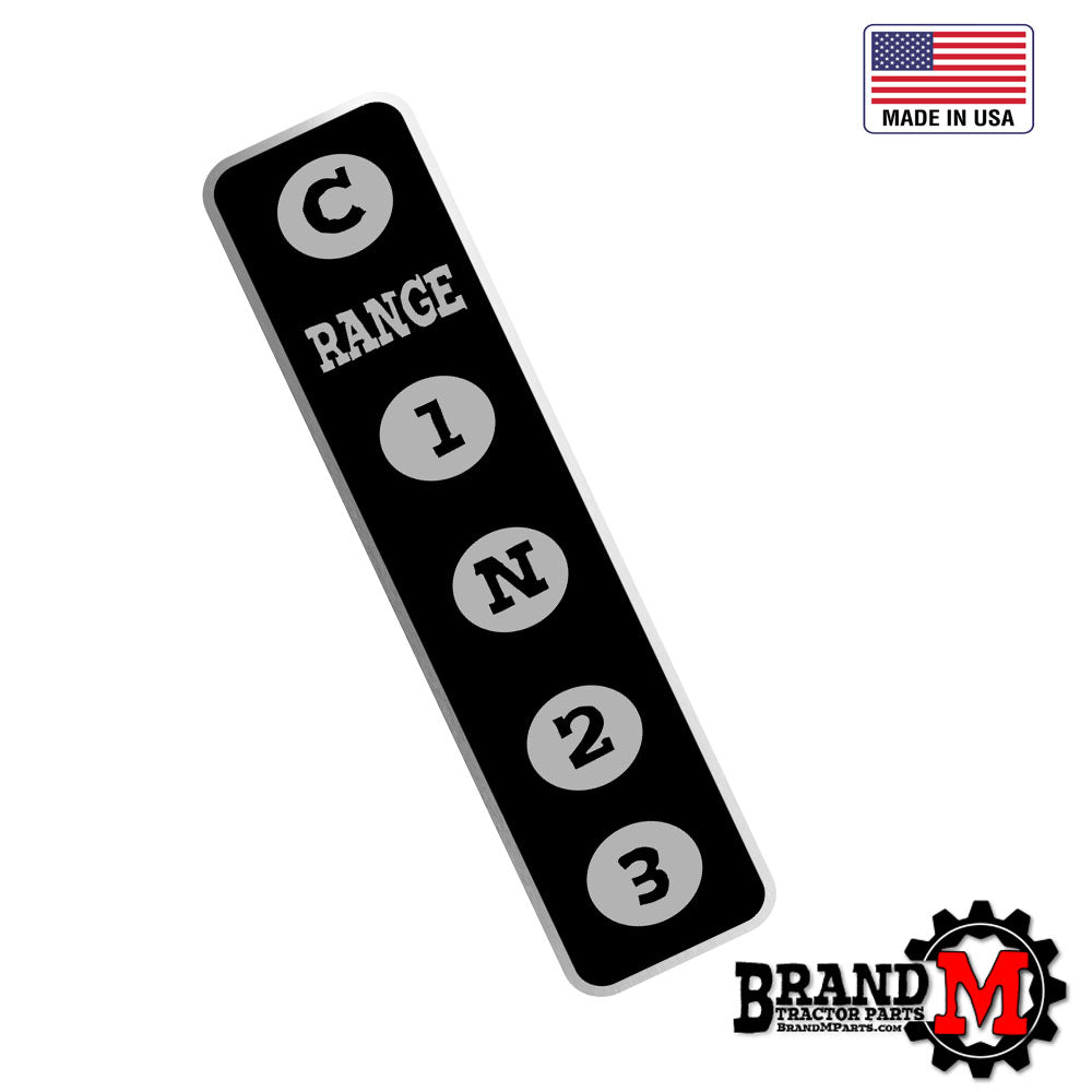 Transmission Range Decal