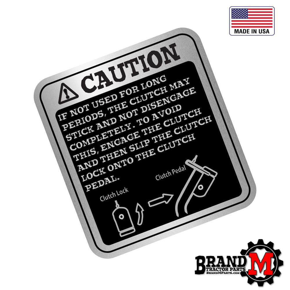 Clutch Lock Decal