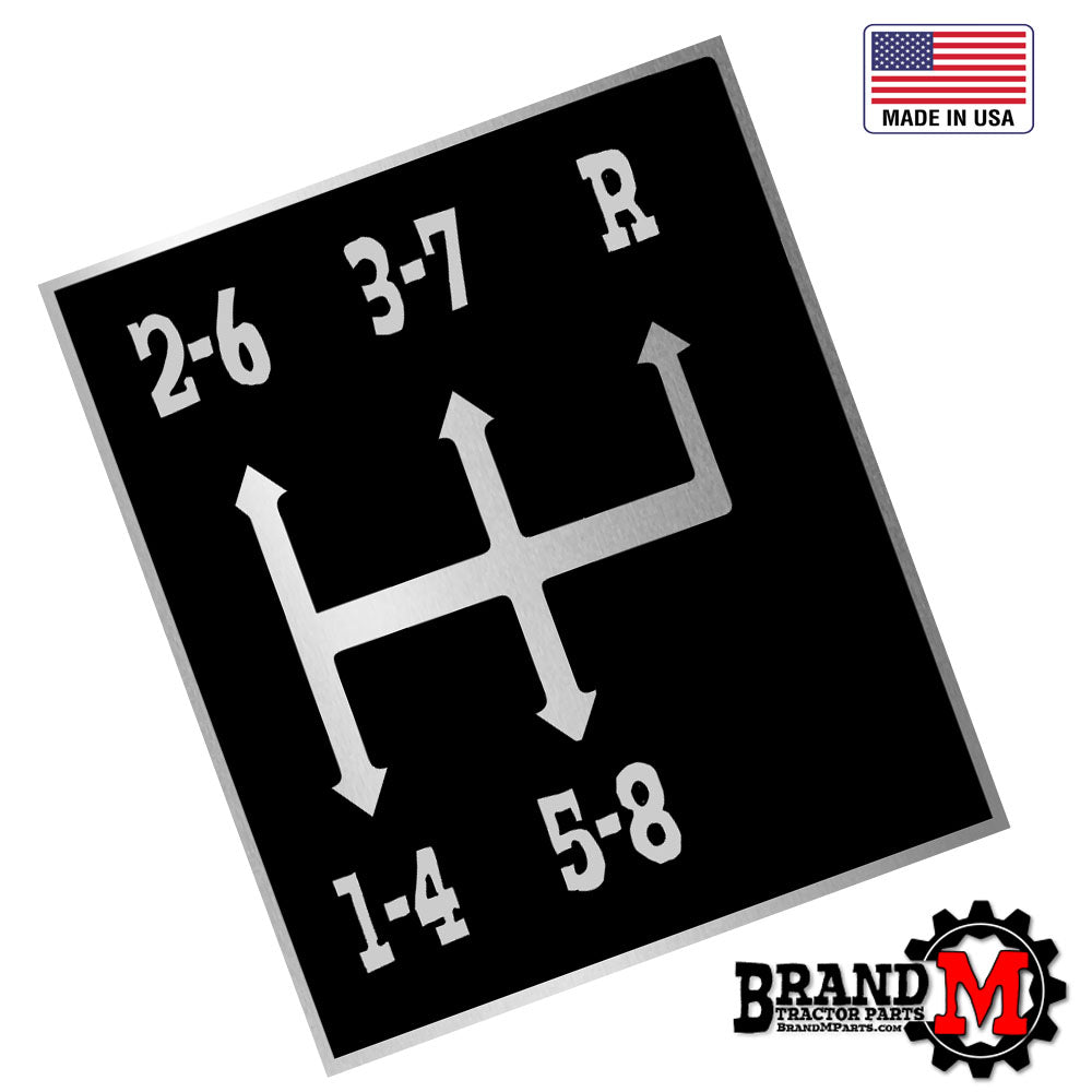 Transmission Shift Pattern Decal