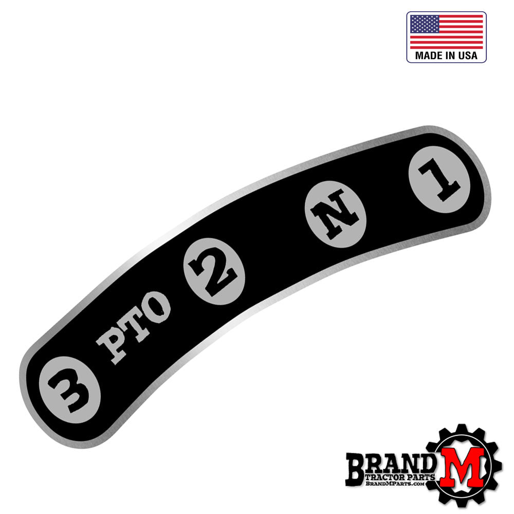 PTO Shift Decal
