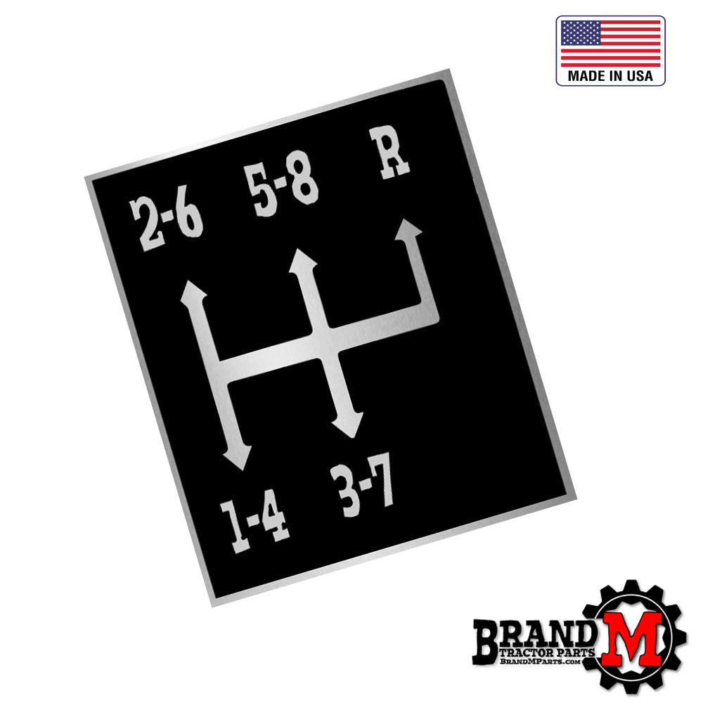 Transmission Shift Decal 12345678R