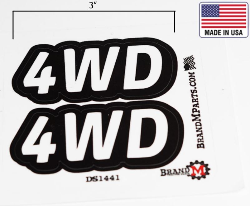 Yanmar 4wd Decal Set