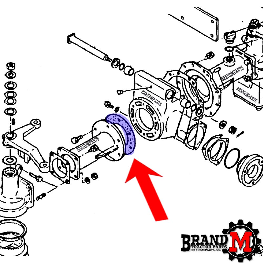 Front Axle Gasket (each)