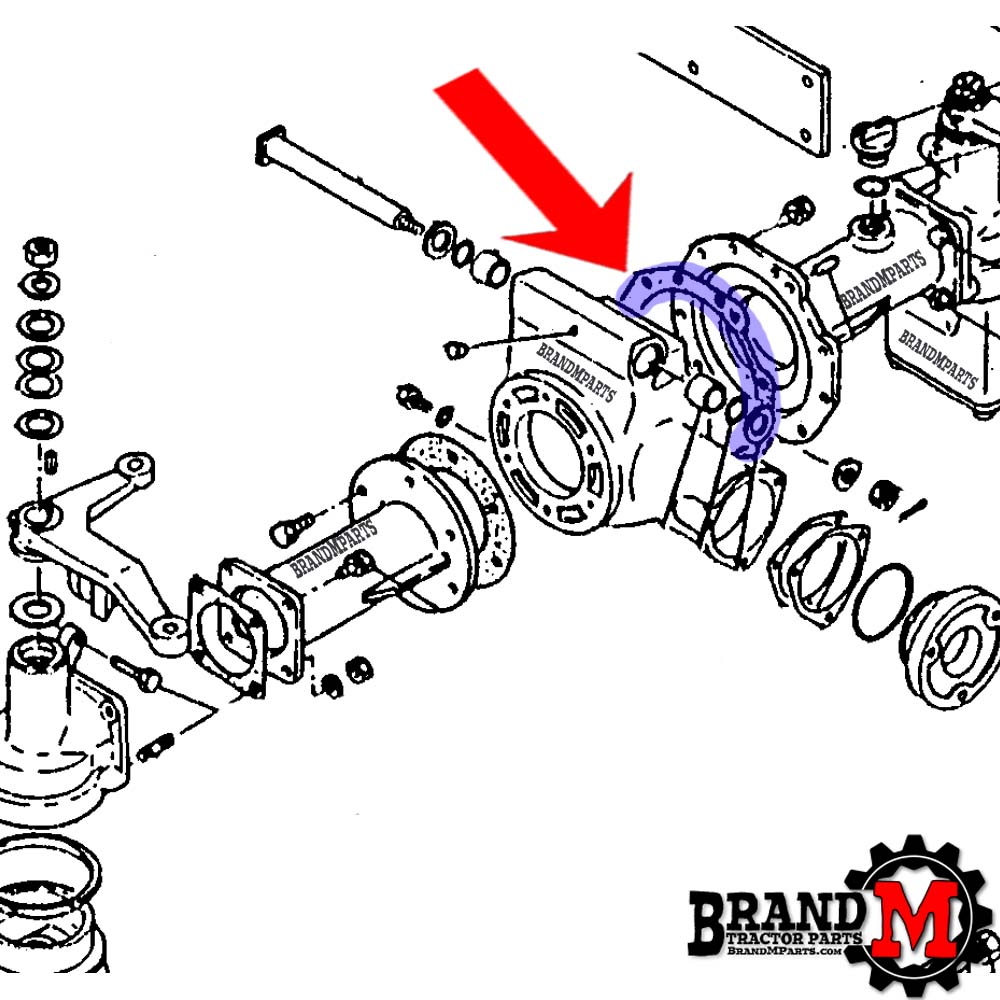 Front Axle Gasket (each)
