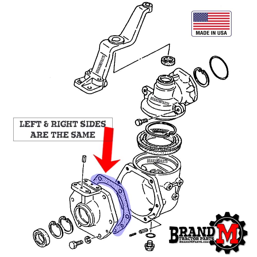 4wd Axle Plate Gasket (each)