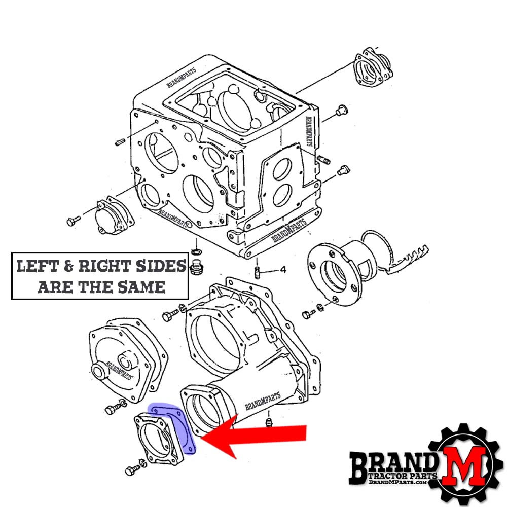 Rear Axle Plate Gasket (each)