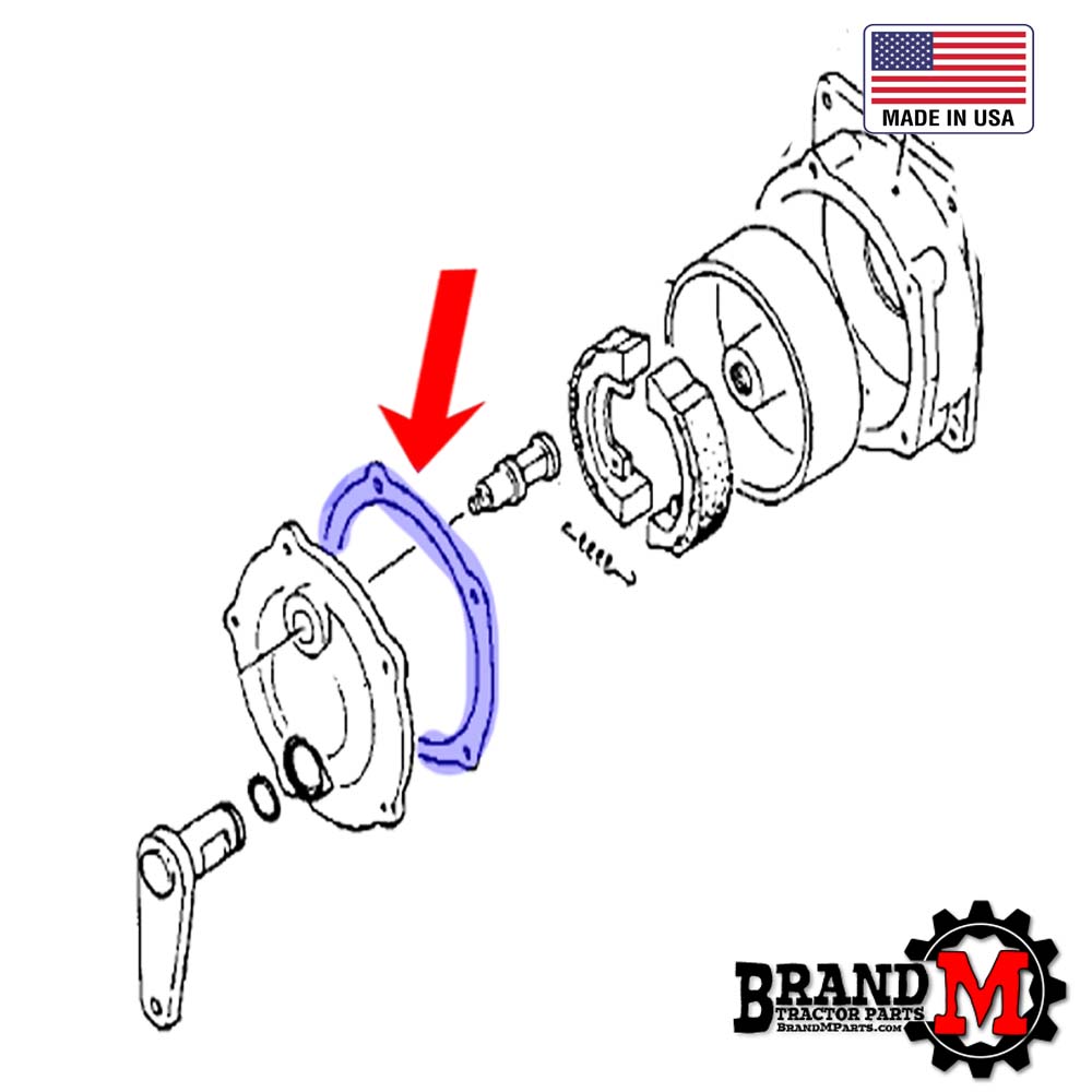 Brake Cover Gasket (each) AF