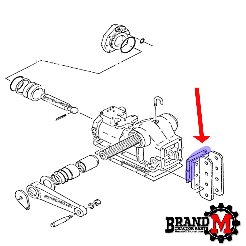 TOP LINK BRACKET GASKET -out of stock