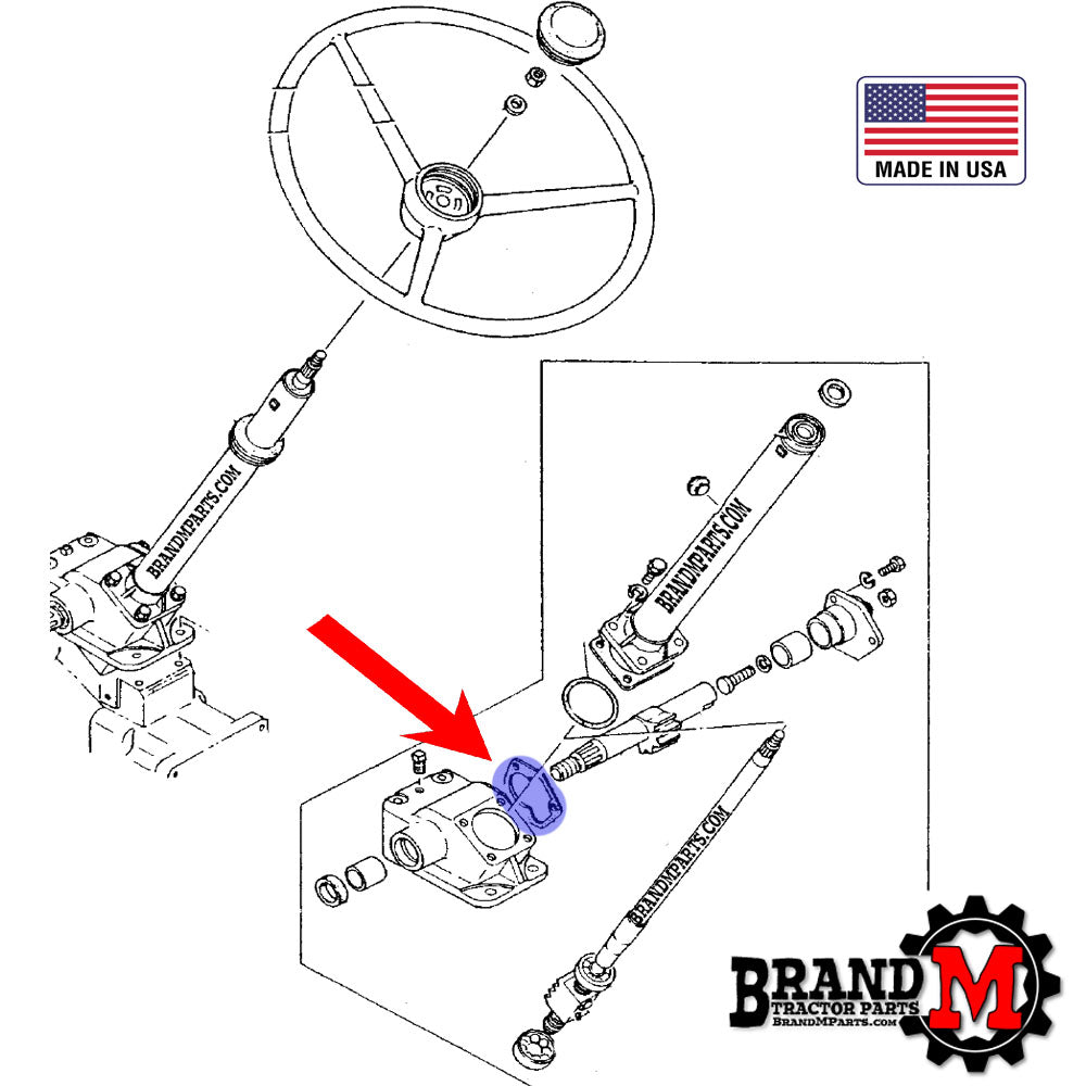 Sector Shaft Gasket (each)