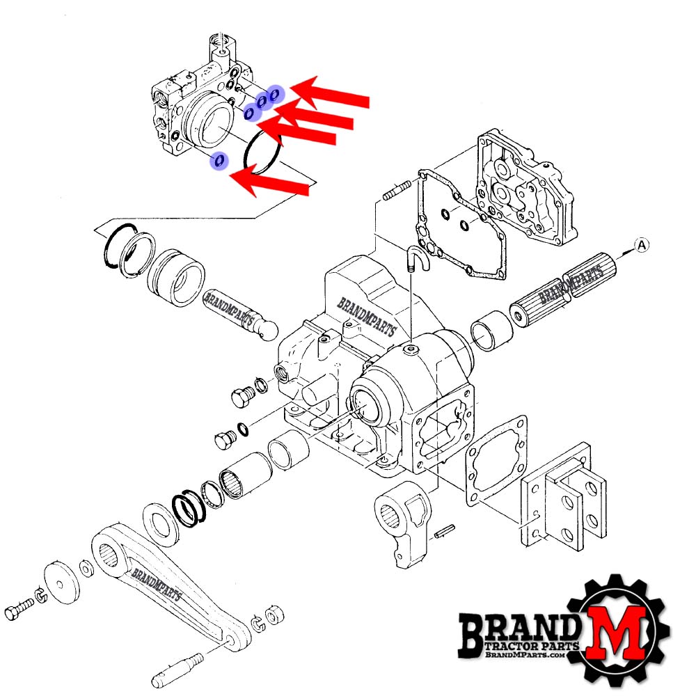 Lift Cylinder Head O-Ring (each)