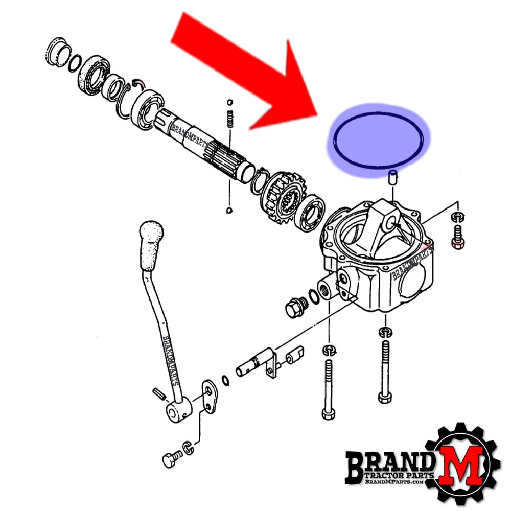 4wd Drop Box O-Ring (JD)