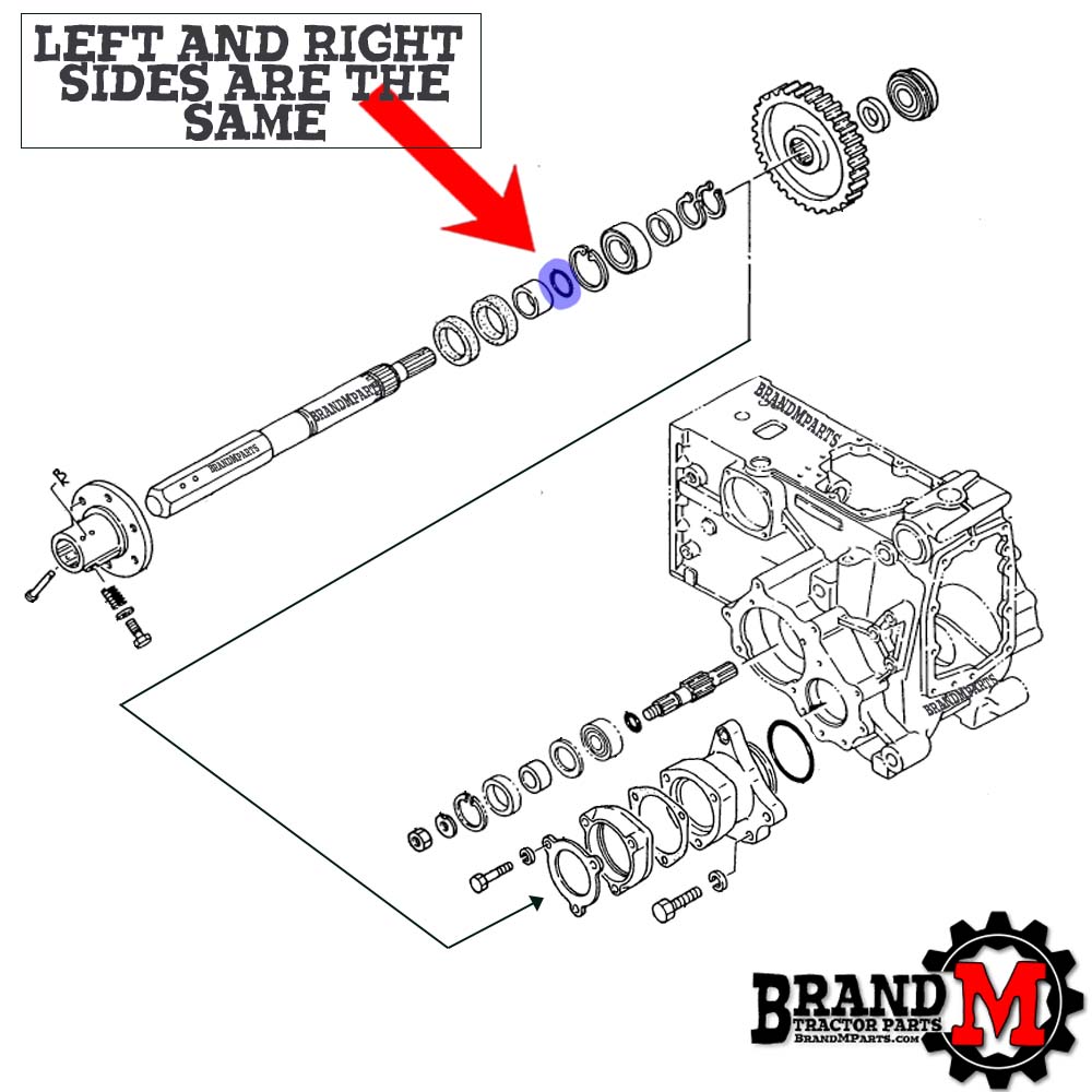 Axle O-ring (each)