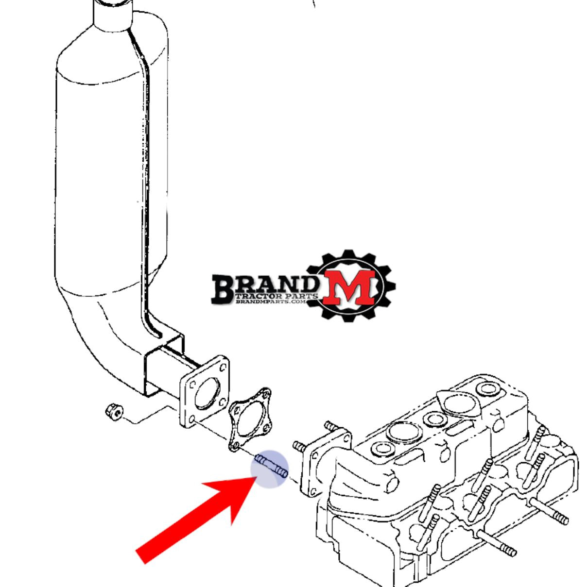 Muffler Stud