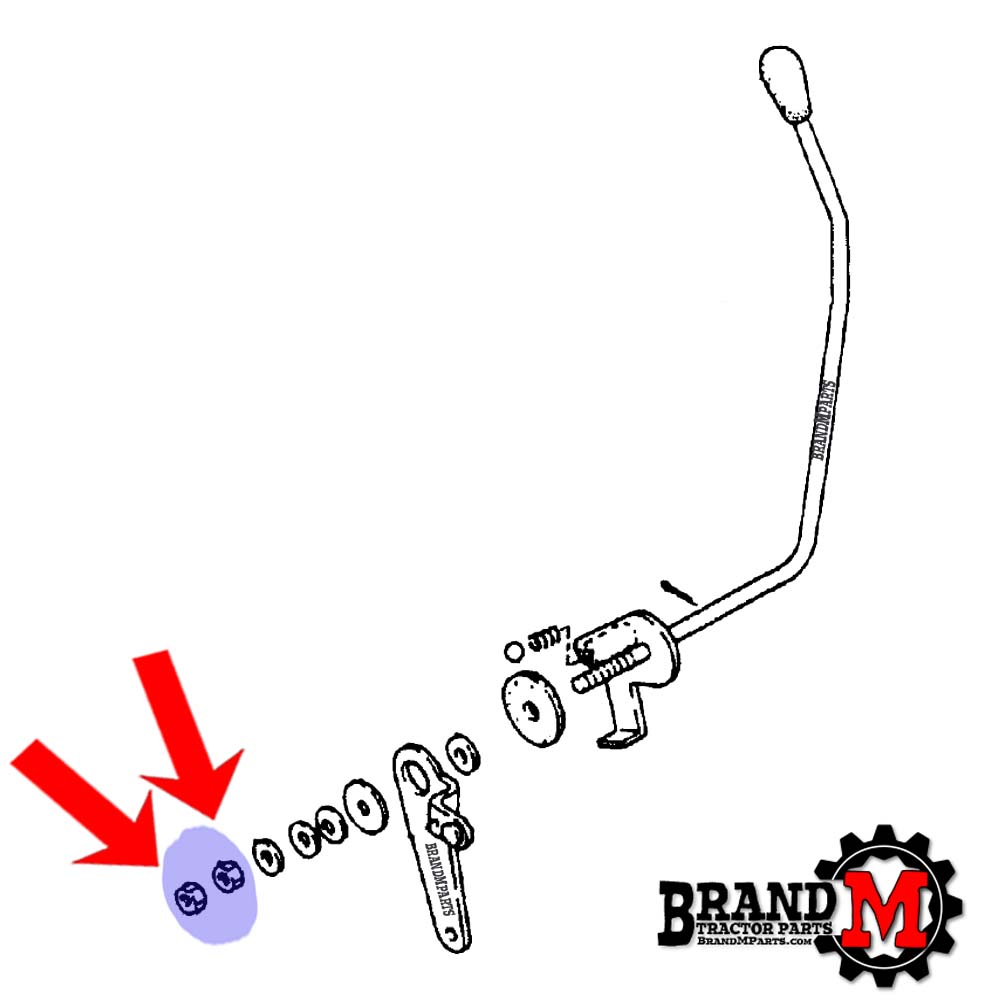 Throttle Friction Lock Nut (each)