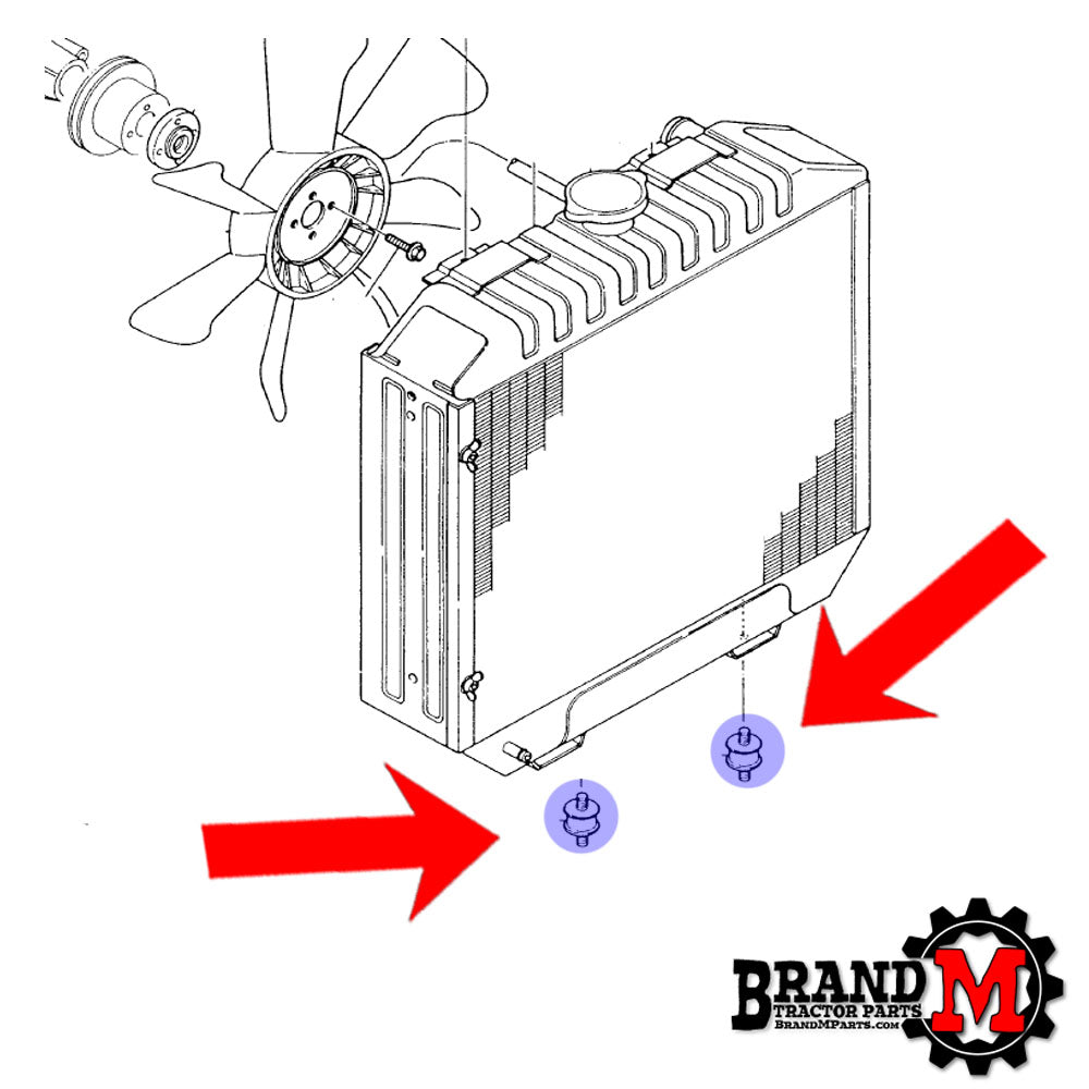 Radiator Shock Mount (each)