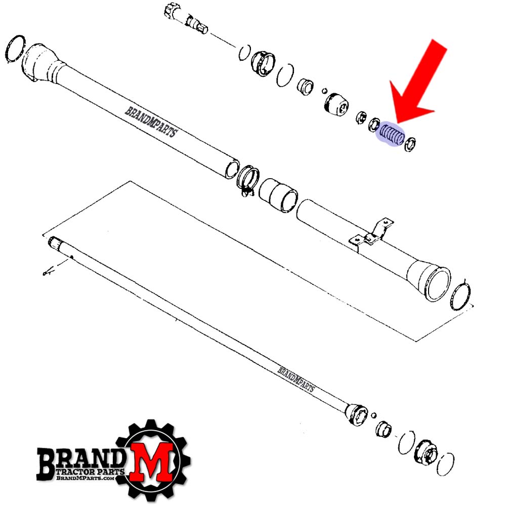 4wd Driveshaft Spring (JD)