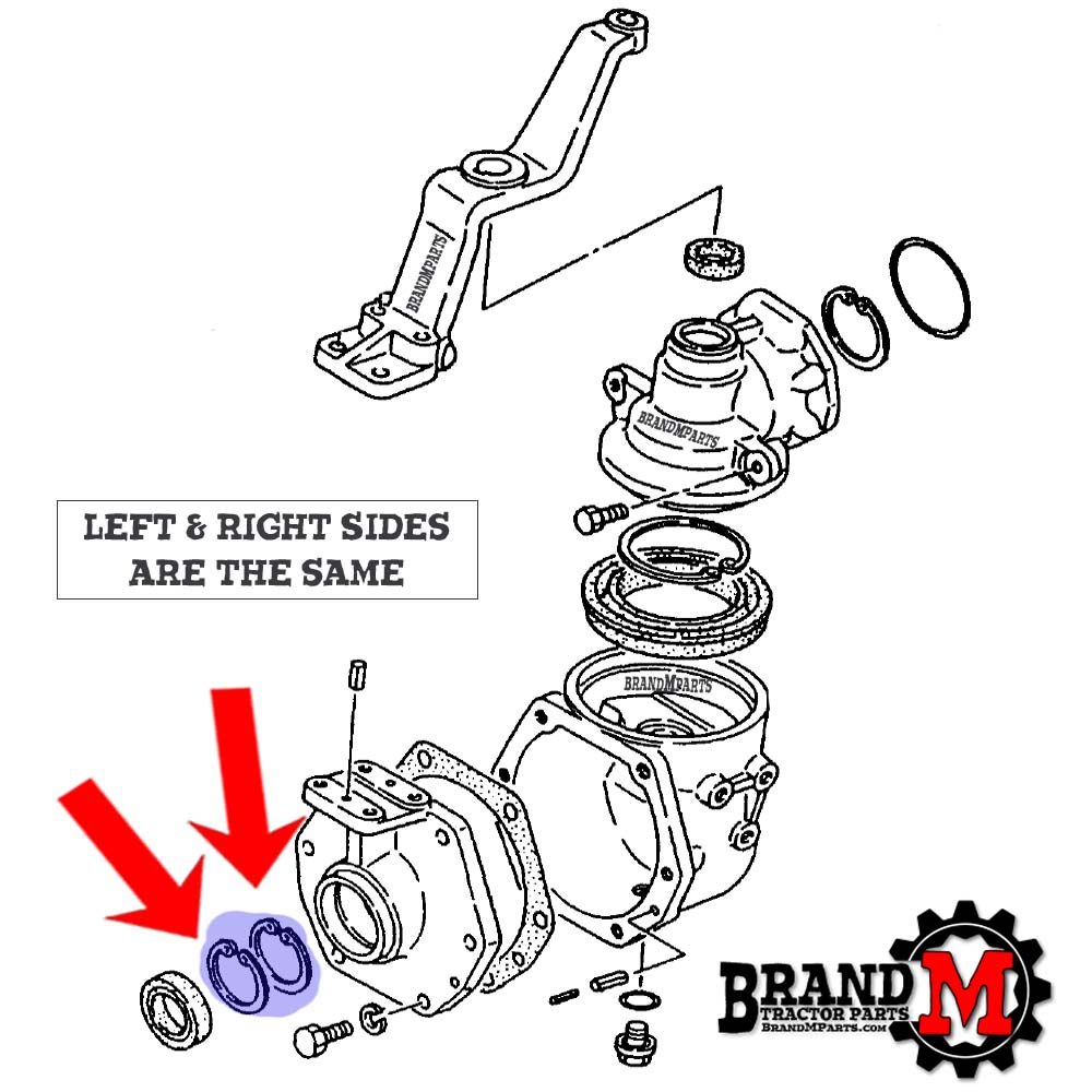 Axle Seal Snap Ring (each)