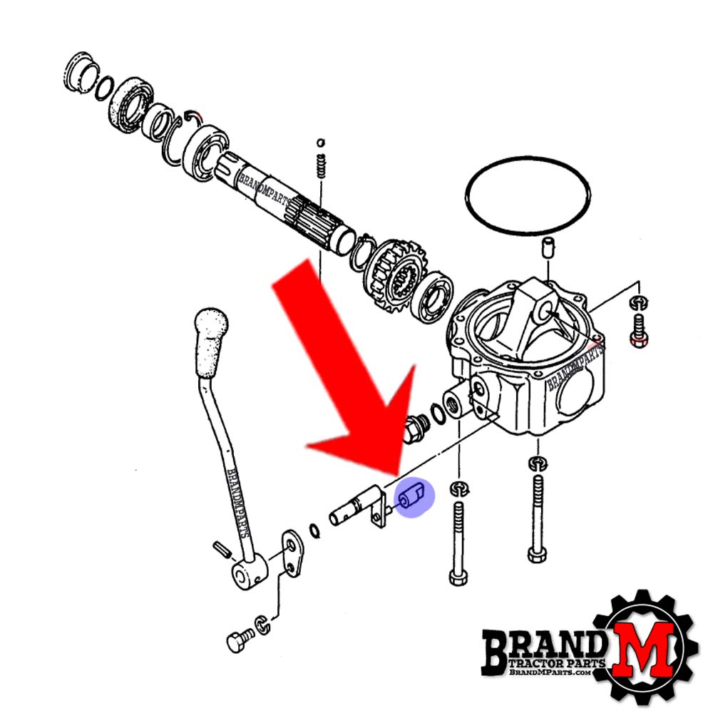 4wd Drop Box Shift Arm End (JD)