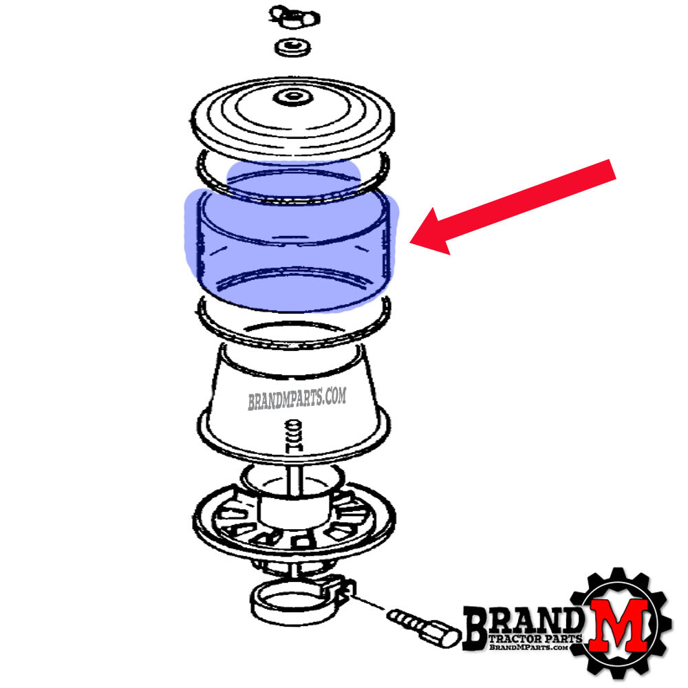 PRE-CLEANER CLEAR GLOBE