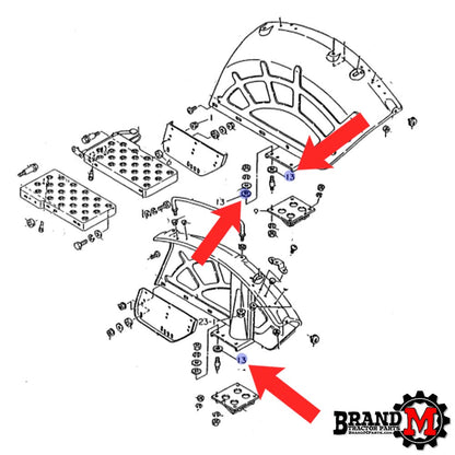 Rubber Fender Mount Cushion (each)