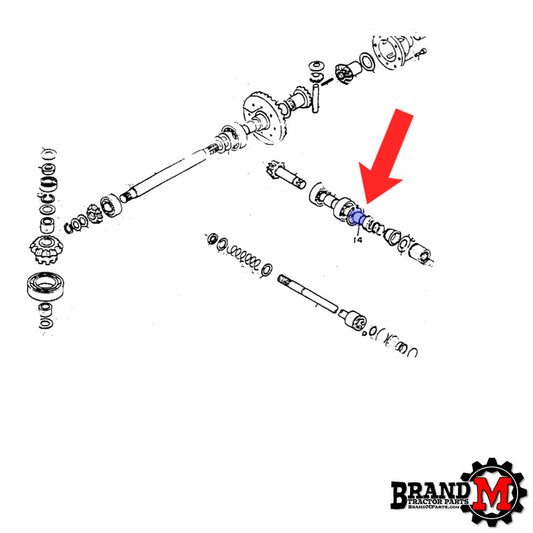 4wd Pinion Needle Bearing