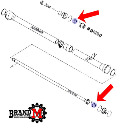 4wd Driveshaft Sleeve - each  (JD)