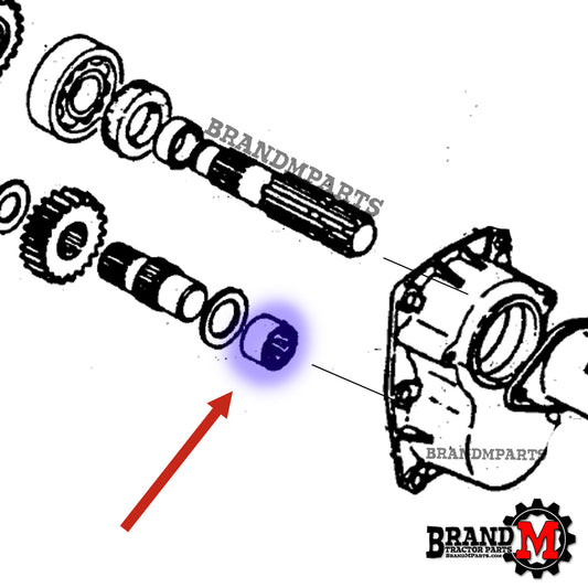 NEEDLE BEARING FOR PTO COVER