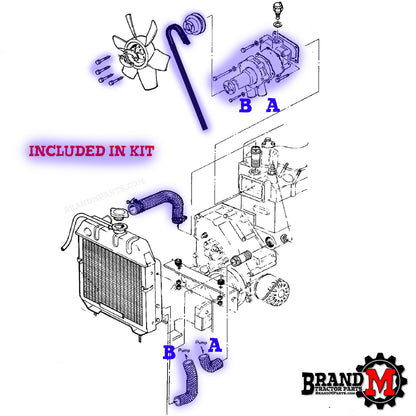 WATER PUMP CONVERSION KIT (YM1600)