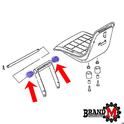 Seat Rod Damper Bushing (each)