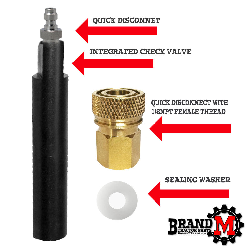 Yanmar 4TNE88 / 3TNE88 Diesel Compression Tester Adapter- Made In USA ...