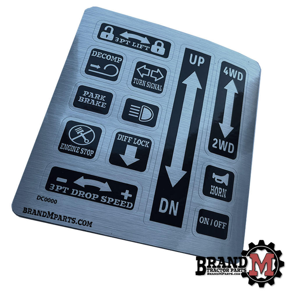 DECAL - CONTROL ESSENTIALS SHEET – Brand M Parts