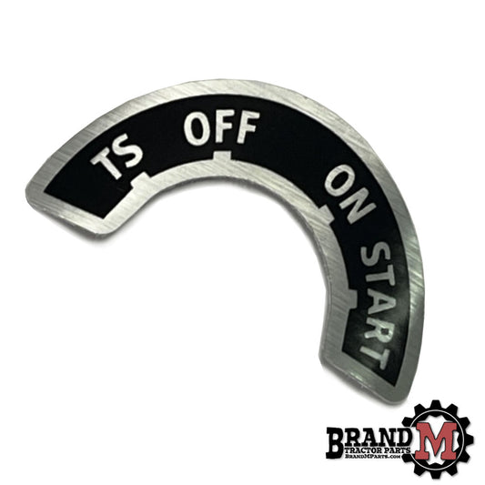 IGNITION SWITCH DECAL