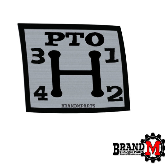 PTO Shift Decal
