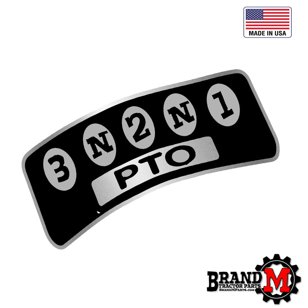 PTO Shift Decal