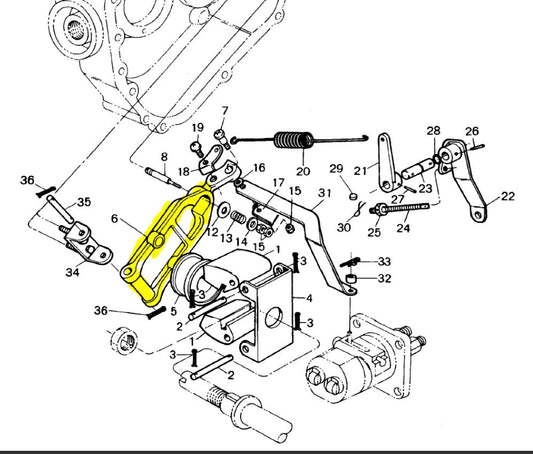 Yanmar Tractor Governor Linkage