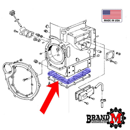 Oil Pan Gasket (18 hole - see notes)