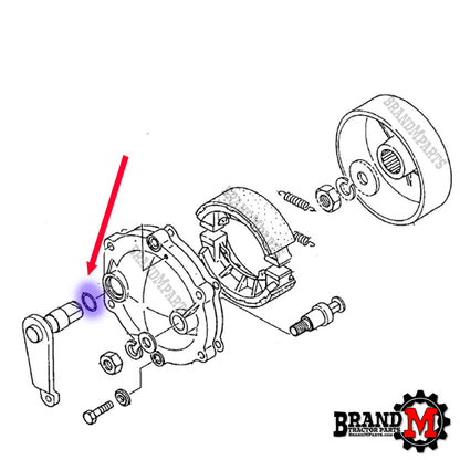 Brake Cam Oring (each)