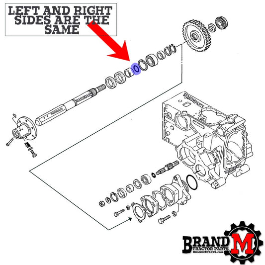 Axle O-ring (each)