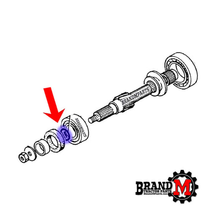 BRAKE STUB SHAFT O-RING (each)