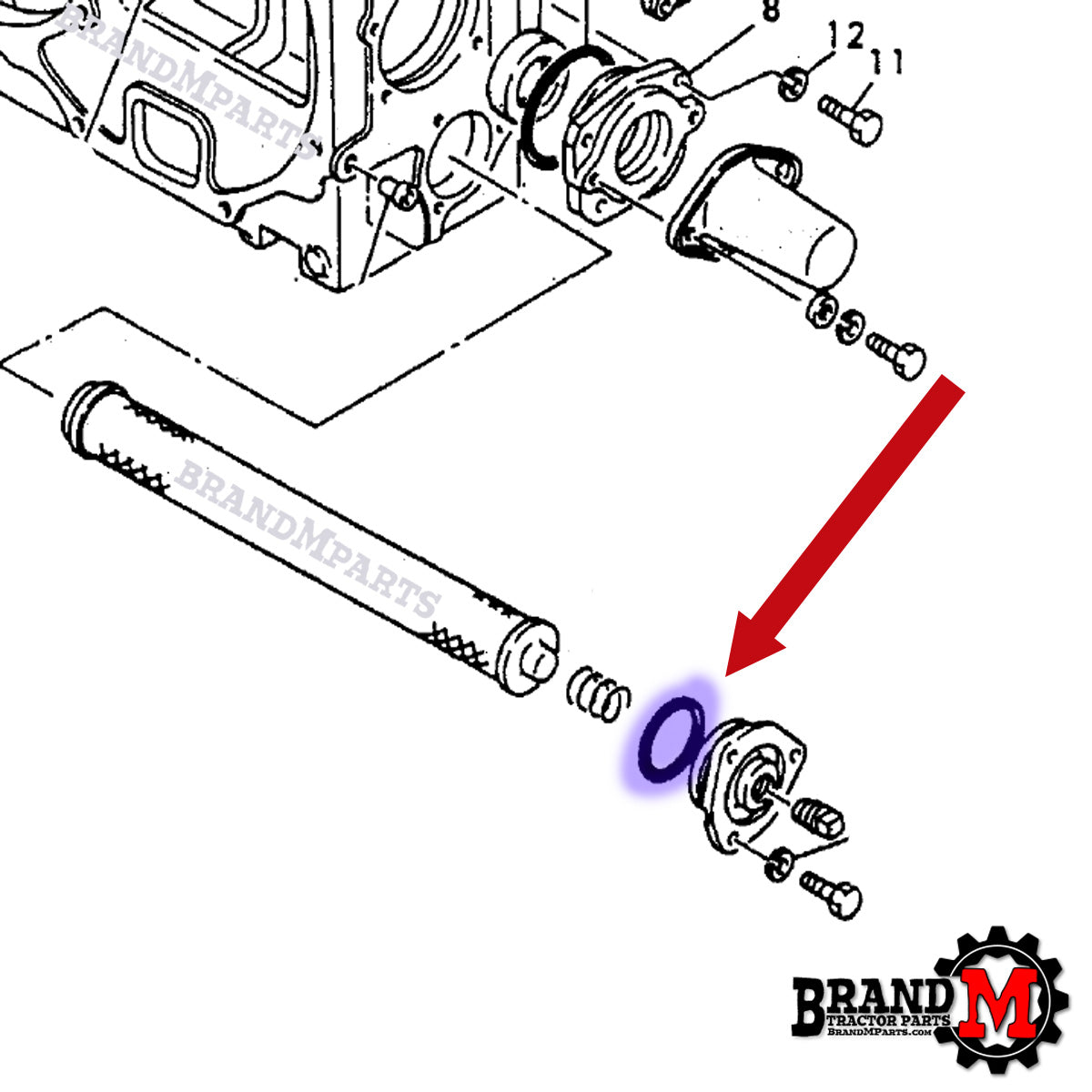Hydraulic Screen Cover O-ring