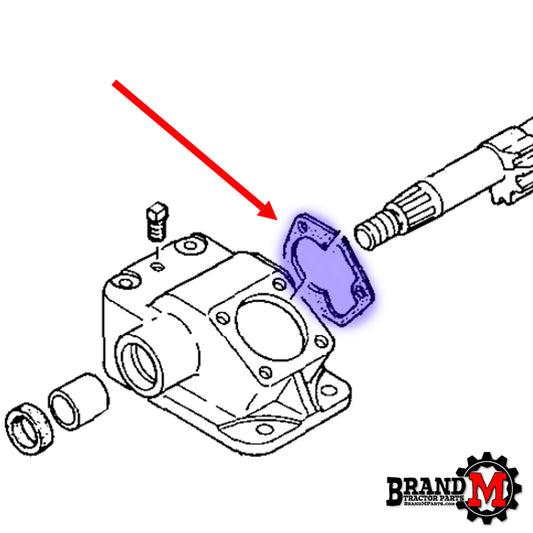STEERING SECTOR SHAFT COVER GASKET