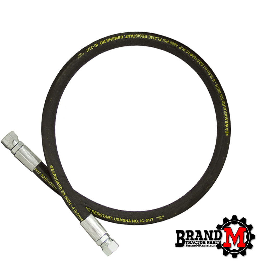 HYDRAULIC HOSE 3/8 X 24"