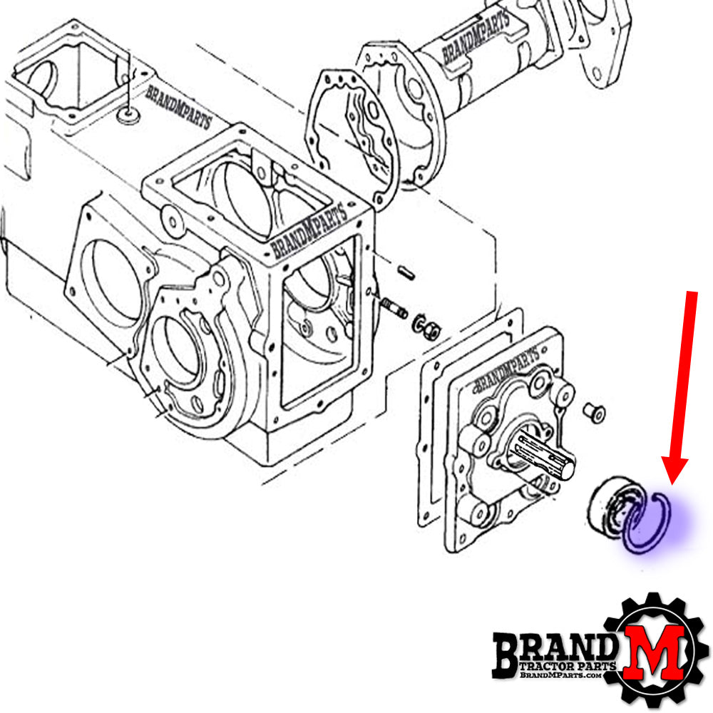 PTO SEAL SNAP RING