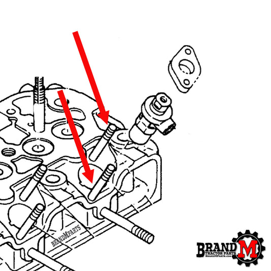 INJECTOR HOLD DOWN STUD (EACH)