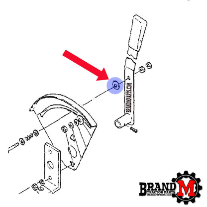 FRICTION WASHER - THREE POINT LEVER