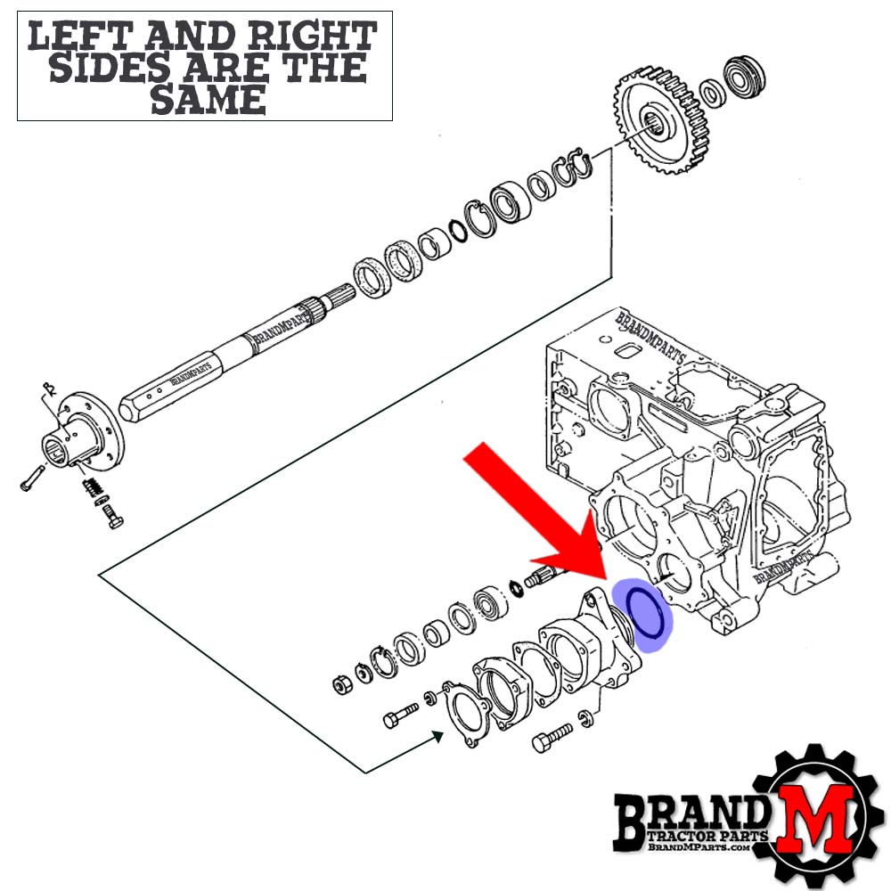 Rear Axle Oring