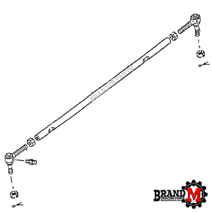 STEERING DRAG ROD 27-7/8" OAL